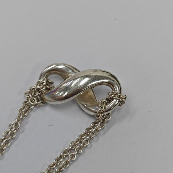 Tiffany Infinity 925 Sterling Silver Necklace