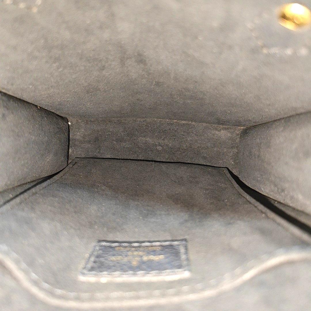 SAC PLAT Mini Monogram Calfskin Black