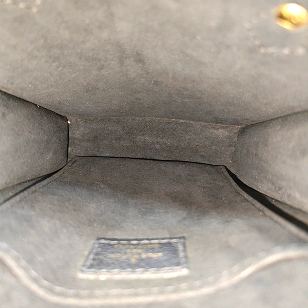 SAC PLAT Mini Monogram Calfskin Black