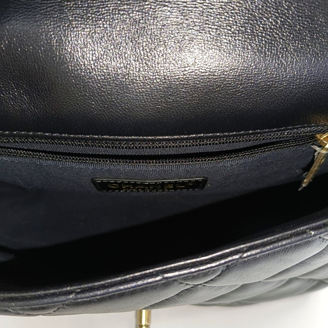 CLASSIC FLAP Mini Quilted Lambskin Black