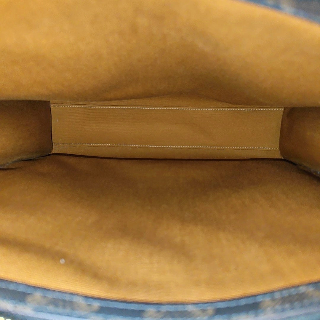 CABAS CELINE Small Coated Canvas Brown