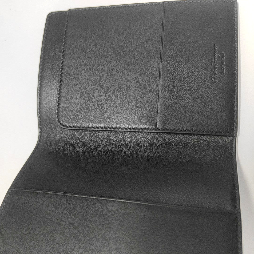 Ferragamo Studio Calfskin Blue Wallet