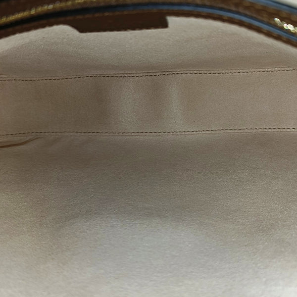 Padlock Medium Monogram Coated Canvas Brown