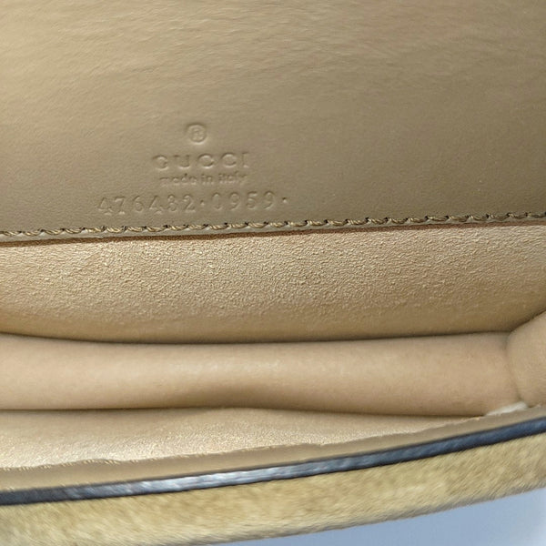 Dionysus Super Mini Monogram Coated Canvas Beige
