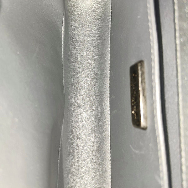 BOY CHANEL Medium Lambskin Silver
