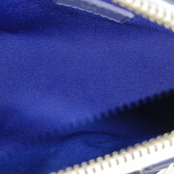 Authenticated pre-owned  KEEPALL Nano Monogram Coated Canvas Blue - Shoulder Bag at Looply