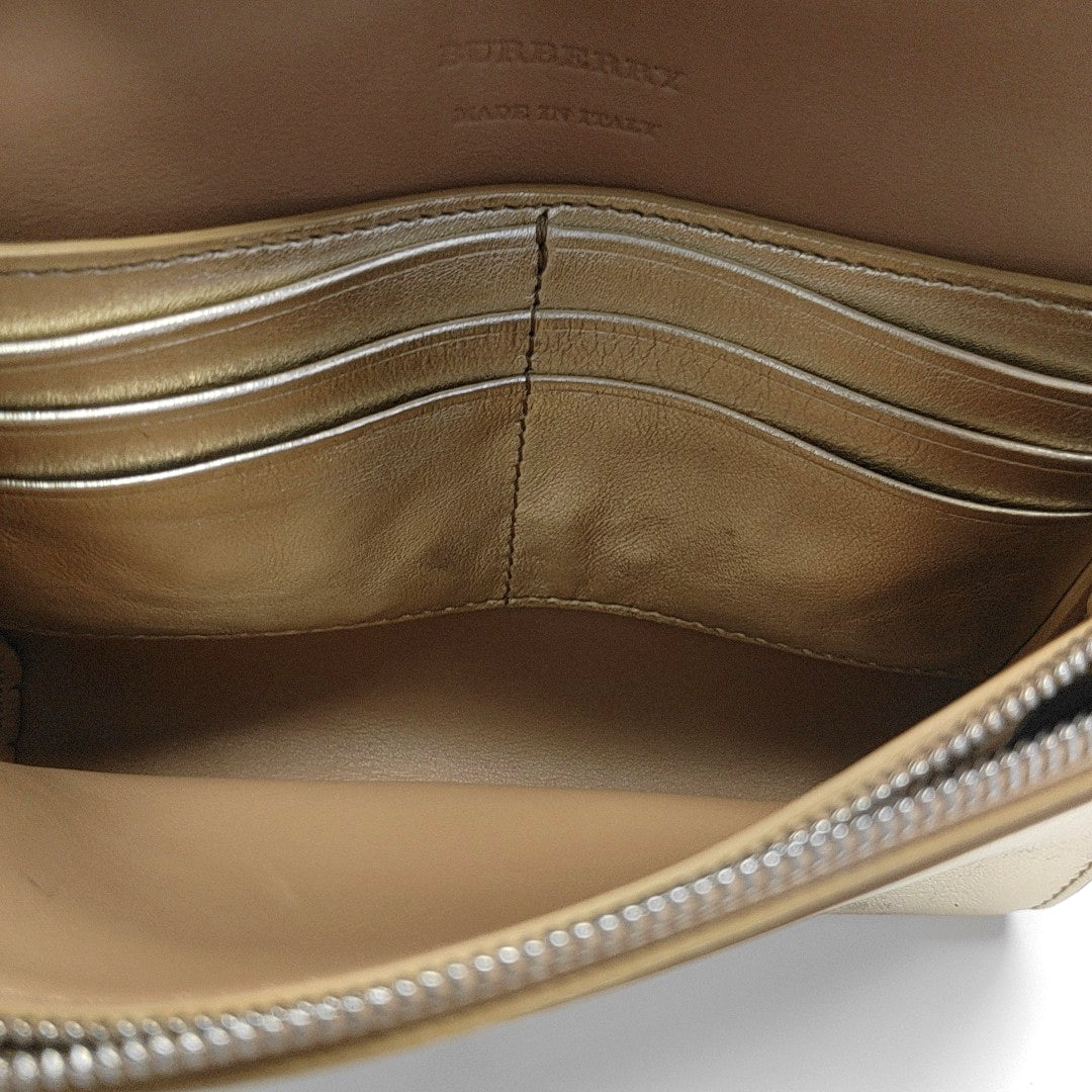 Calfskin Shoulder Bag Beige