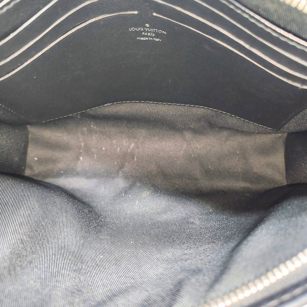 Pochette Voyag MM Damier Graphite Coated Canvas Gray