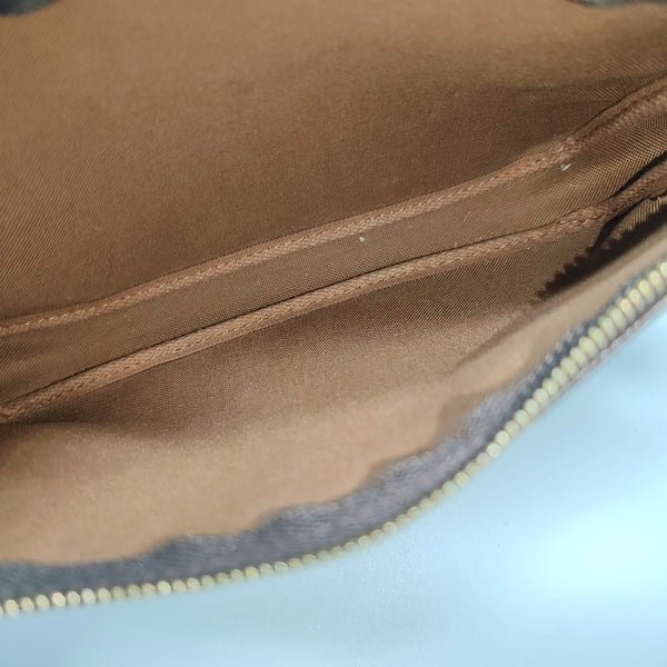 ACCESSOIRES Monogram Coated Canvas Brown