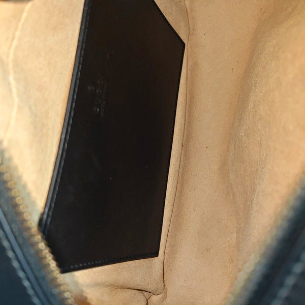 GG Marmont Small Quilted Calfskin Black