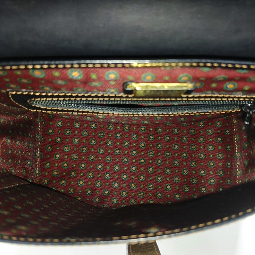 Calfskin Shoulder Bag Black