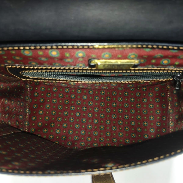Calfskin Shoulder Bag Black