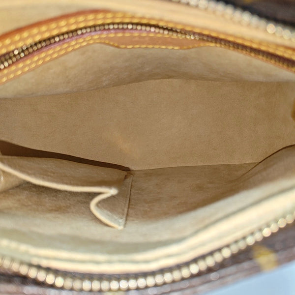 LOOPING MM Monogram Coated Canvas Brown