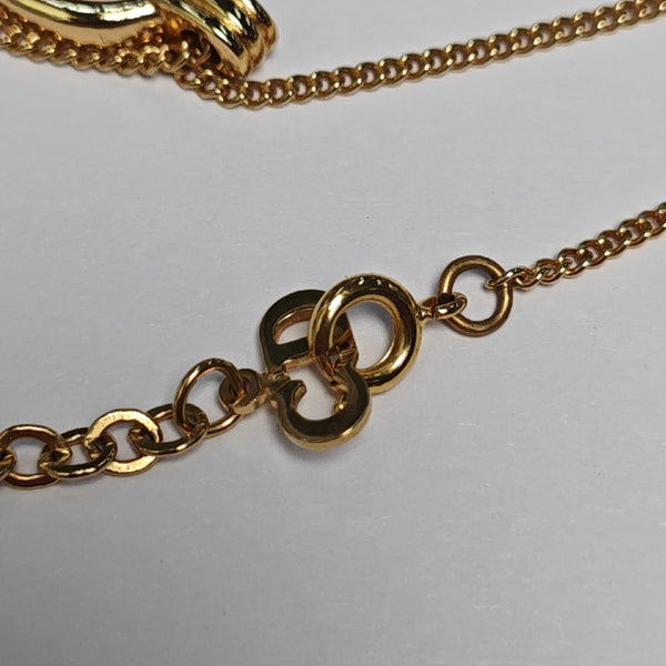 Petit CD Metal Gold Necklace