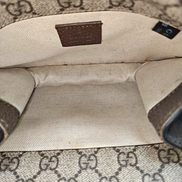 Neo Vintage Small Monogram Coated Canvas Beige