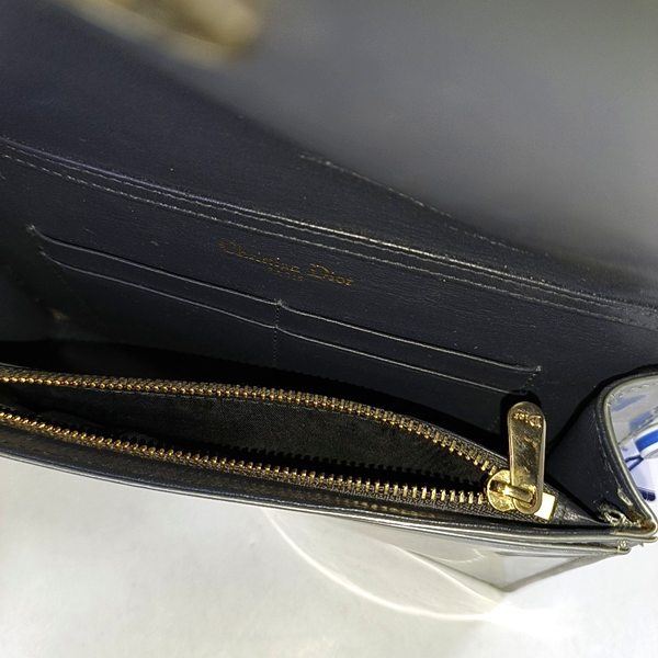Diorama Cannage Calfskin Silver