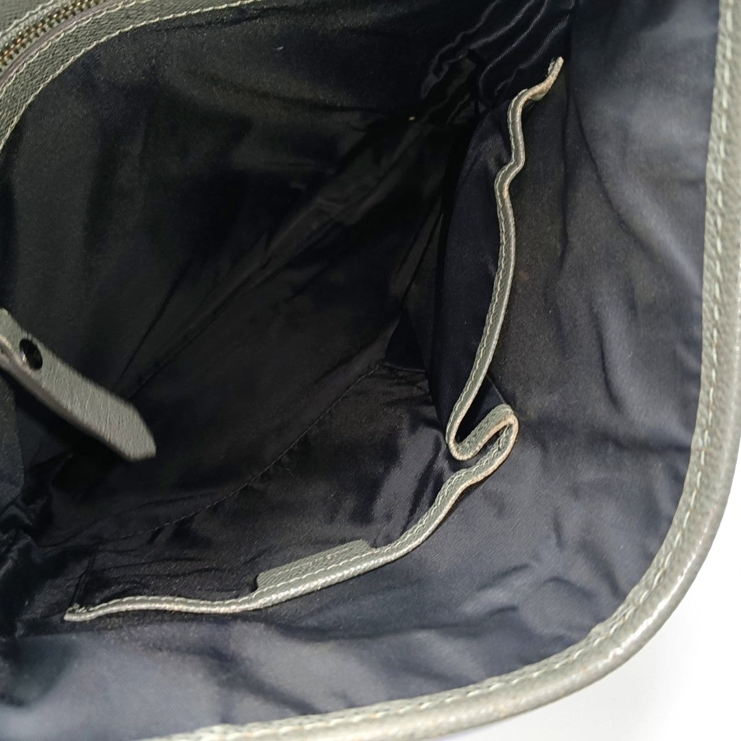 Fabric Shoulder Bag Gray