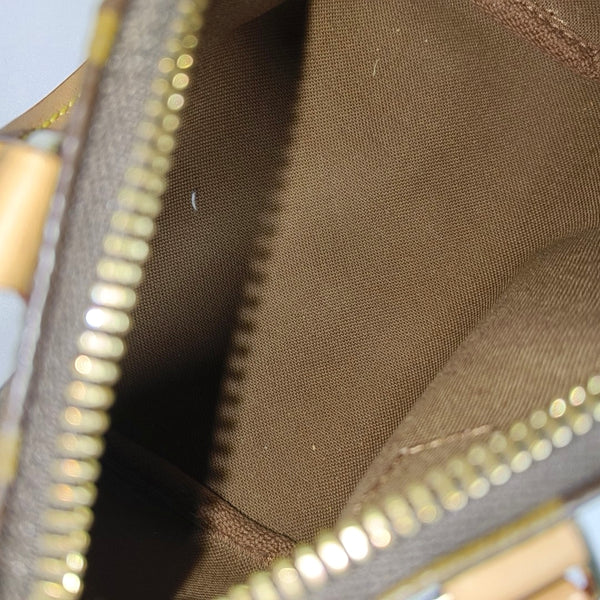 SPEEDY Nano Monogram Coated Canvas Brown