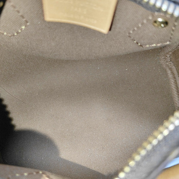 SPEEDY Nano Monogram Coated Canvas Brown