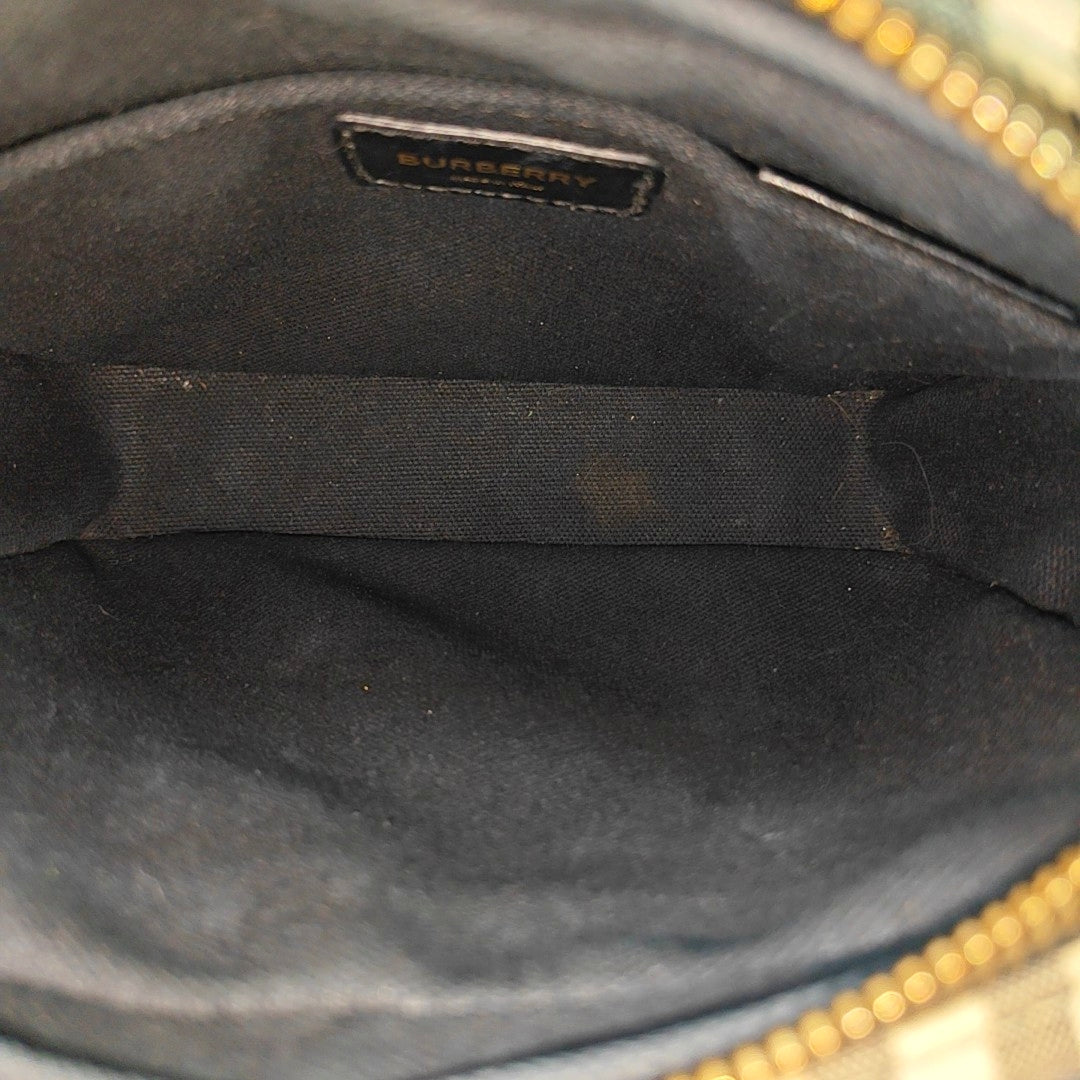 Fabric Shoulder Bag Brown