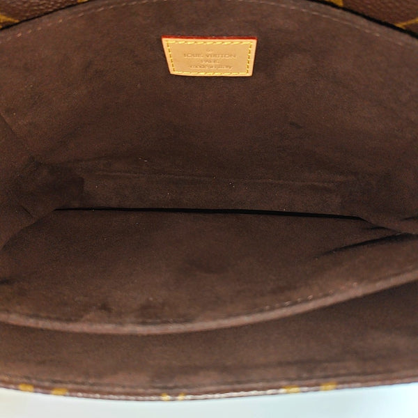 MÉTIS MM Monogram Coated Canvas Brown