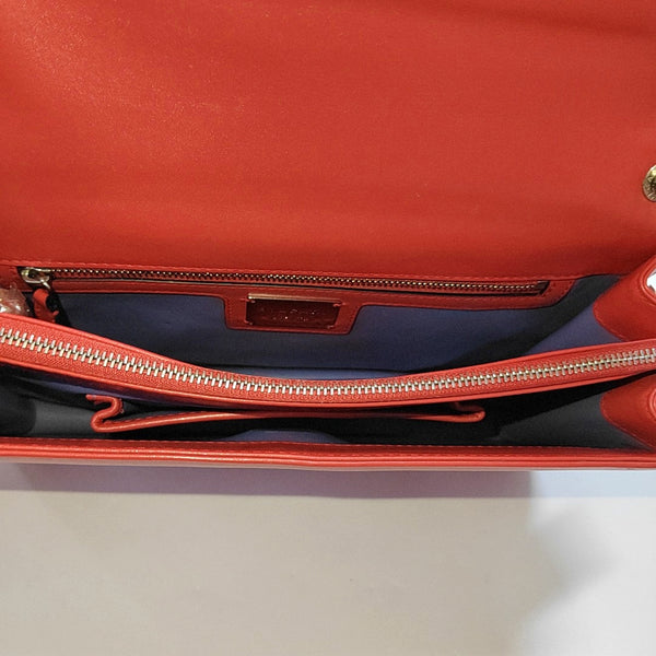 SERPENTI FOREVER Medium Calfskin Red