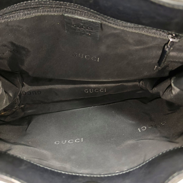 Fabric Shoulder Bag Black
