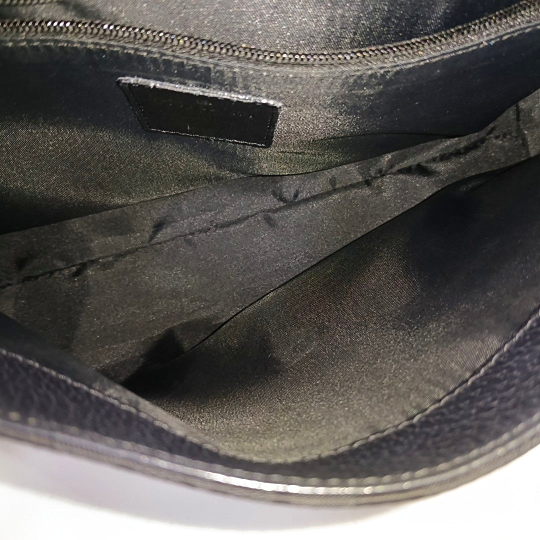 Nylon Shoulder Bag Black