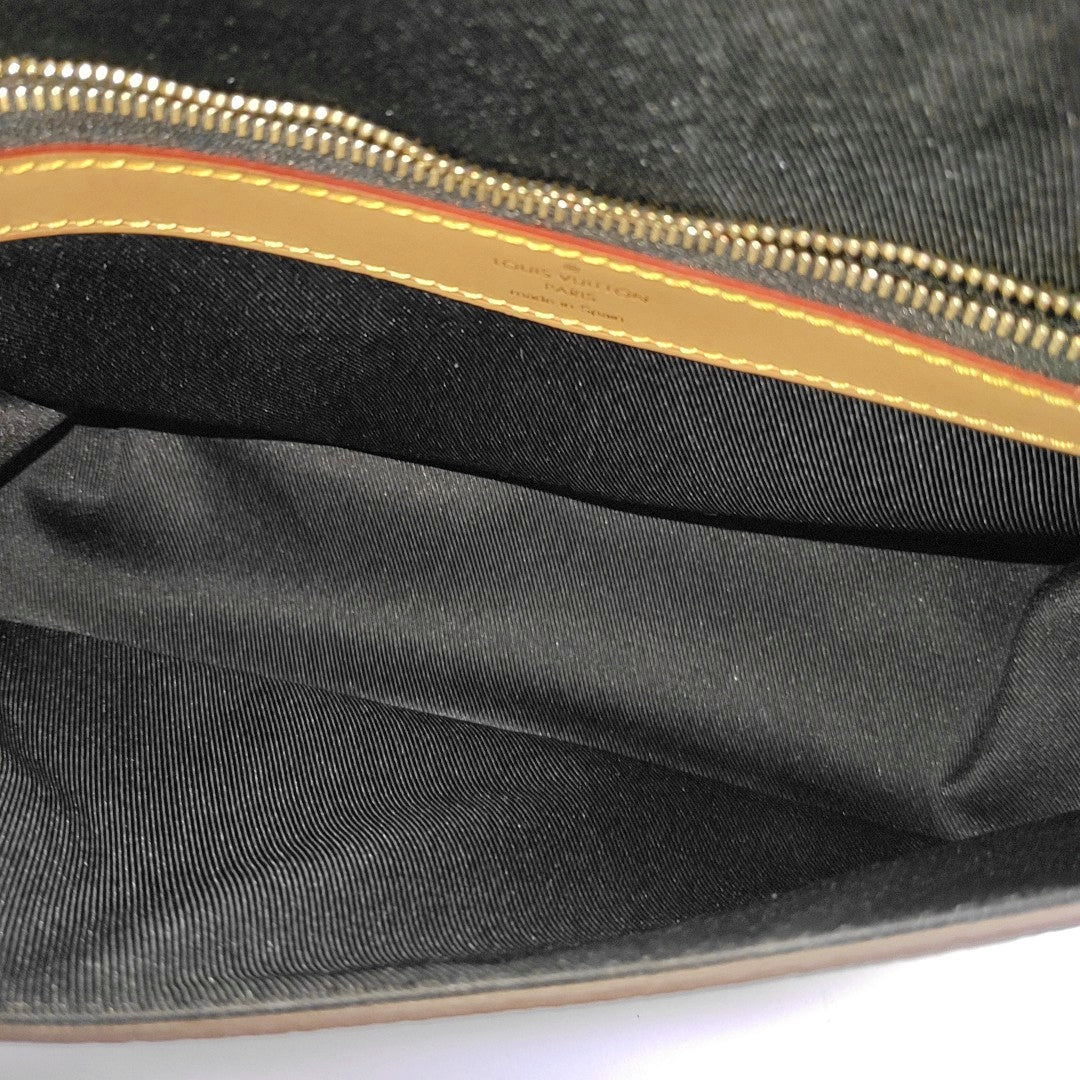 DIANE Monogram Coated Canvas Brown