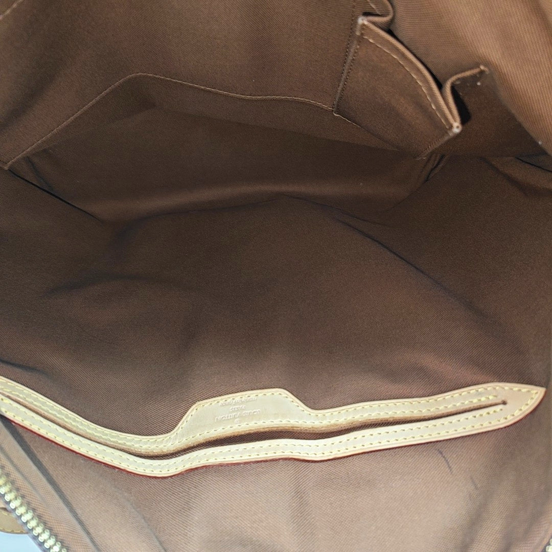 PALERMO GM Monogram Coated Canvas Brown