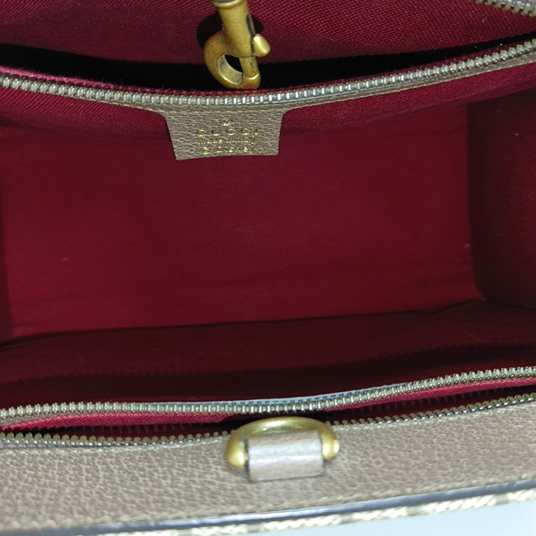 Disney X Gucci Monogram Coated Canvas Beige