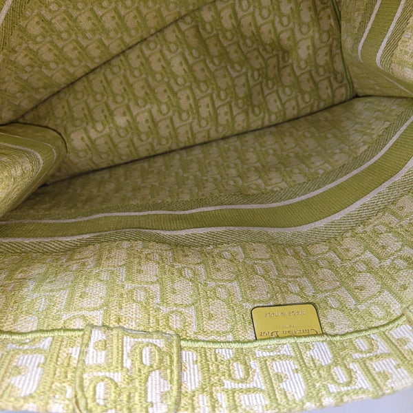 Book Tote Large Fabric Green