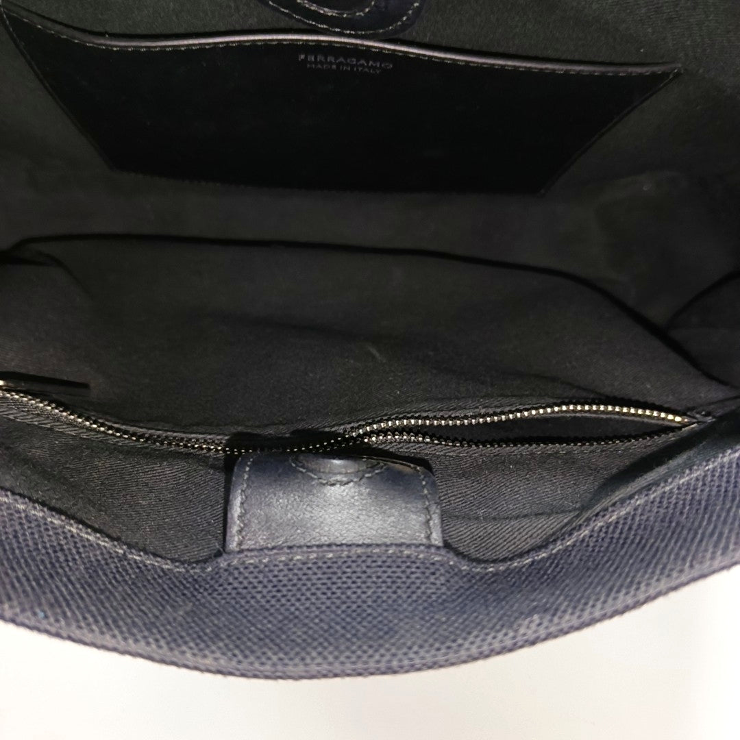 Fabric Shoulder Bag Black