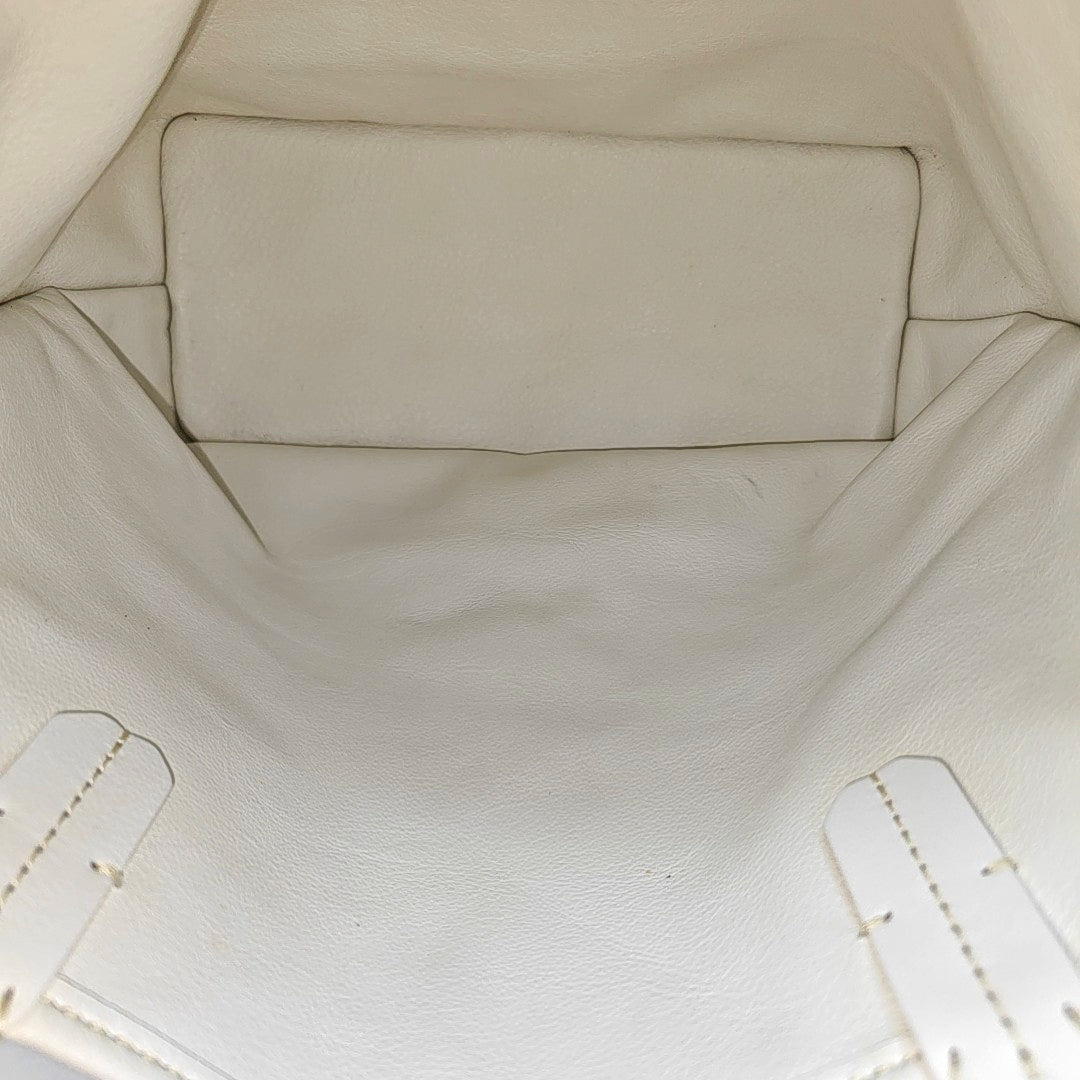 Anjou Mini Coated Canvas White