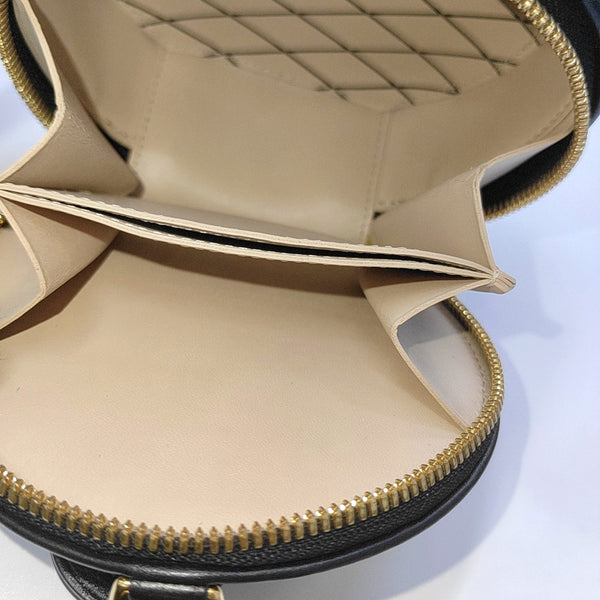 BOITE CHAPEAU Mini Monogram Coated Canvas Brown