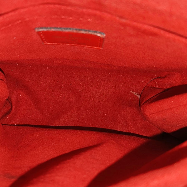 LOCKY BB Monogram Coated Canvas Red