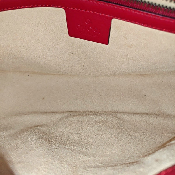 GG Marmont Medium Quilted Calfskin Red