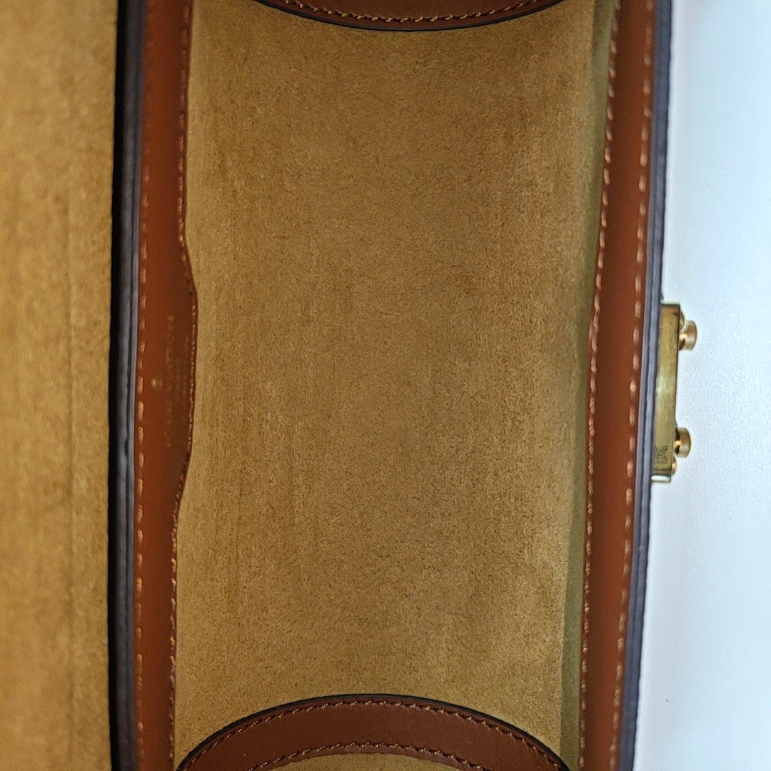 PAPILLON 19 Monogram Coated Canvas Brown