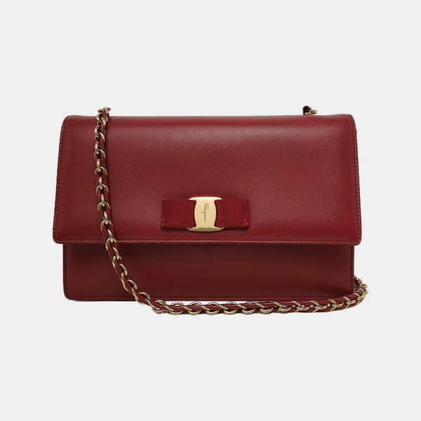 Ginny Calfskin Red
