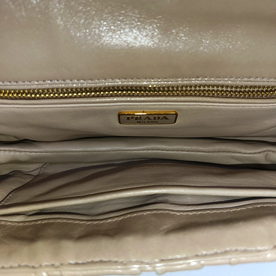 Quilted Lambskin Clutch Pink