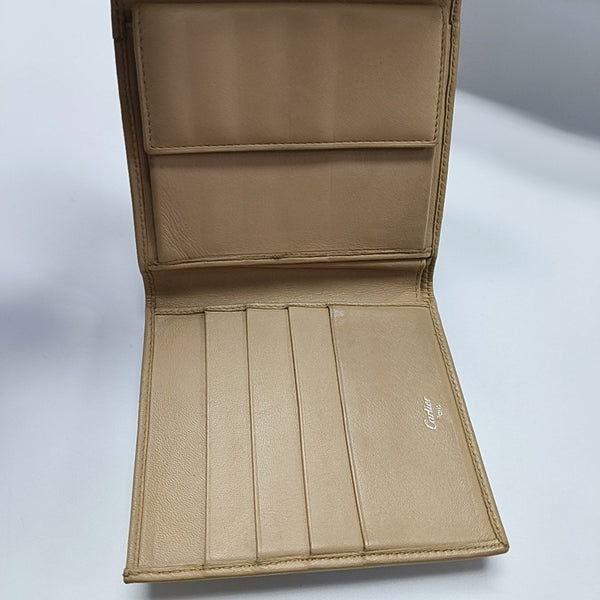 Calfskin Wallet Beige