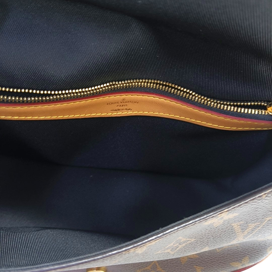 DIANE Monogram Coated Canvas Brown