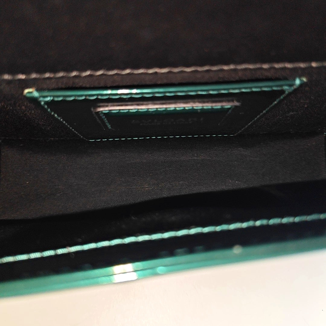 SERPENTI FOREVER Small Patent Leather Green