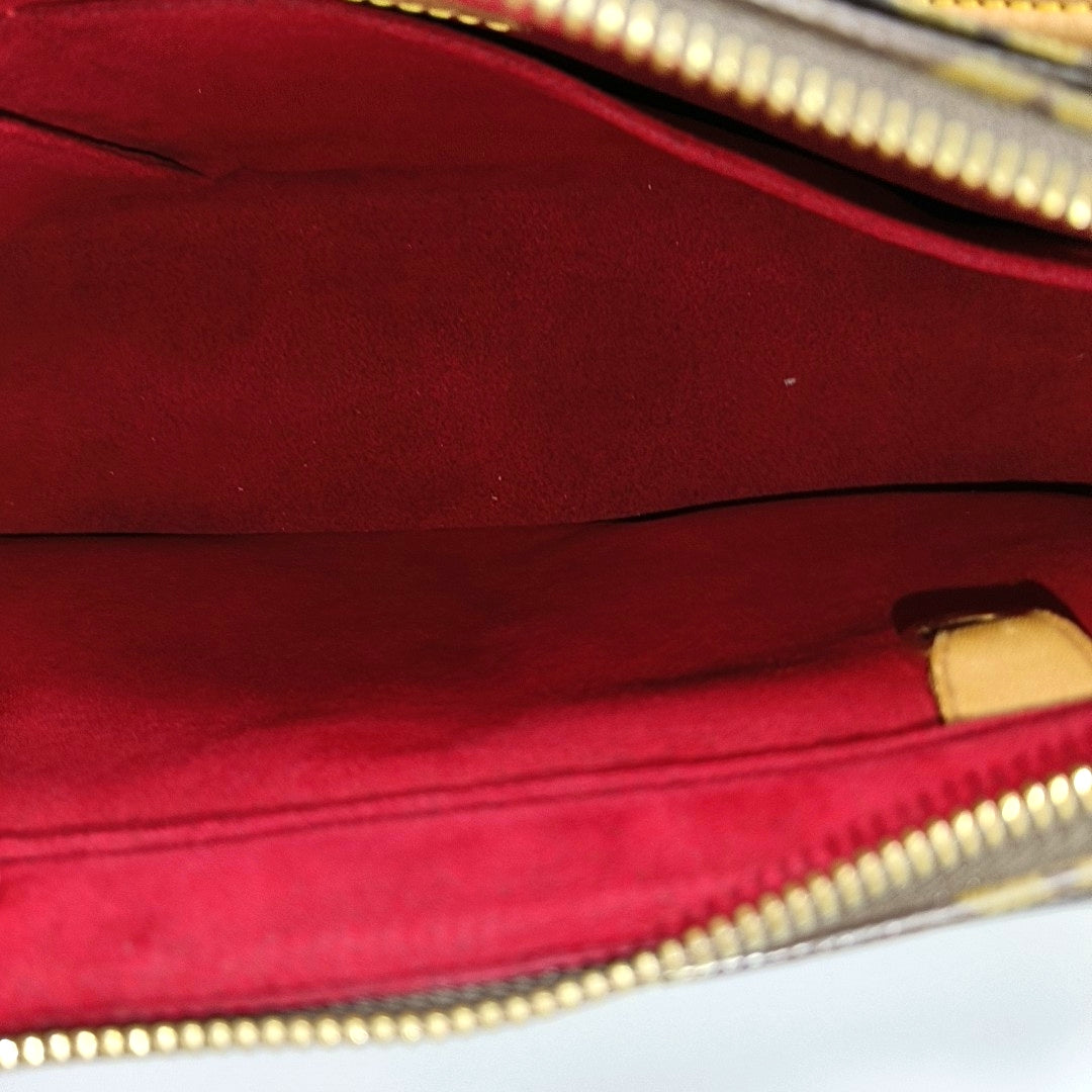 VIVA CITE Monogram Coated Canvas Brown