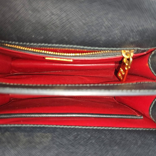 Calfskin Shoulder Bag Black