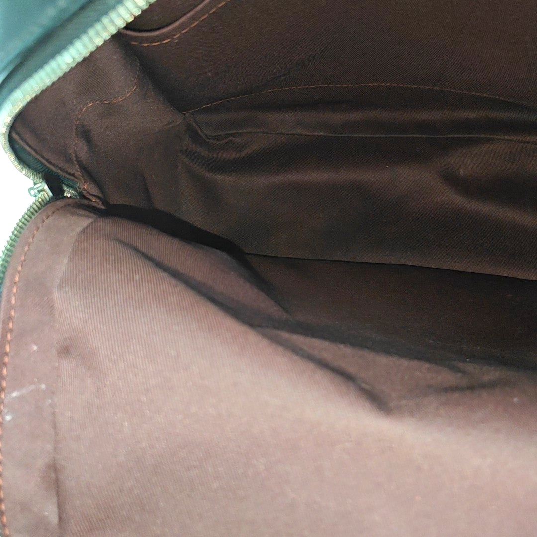 JOSH Monogram Coated Canvas Brown