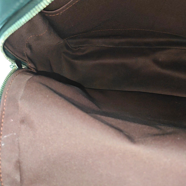 JOSH Monogram Coated Canvas Brown