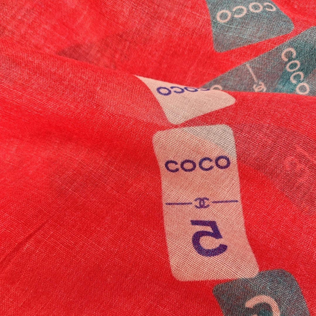 Cashmere Scarf Red