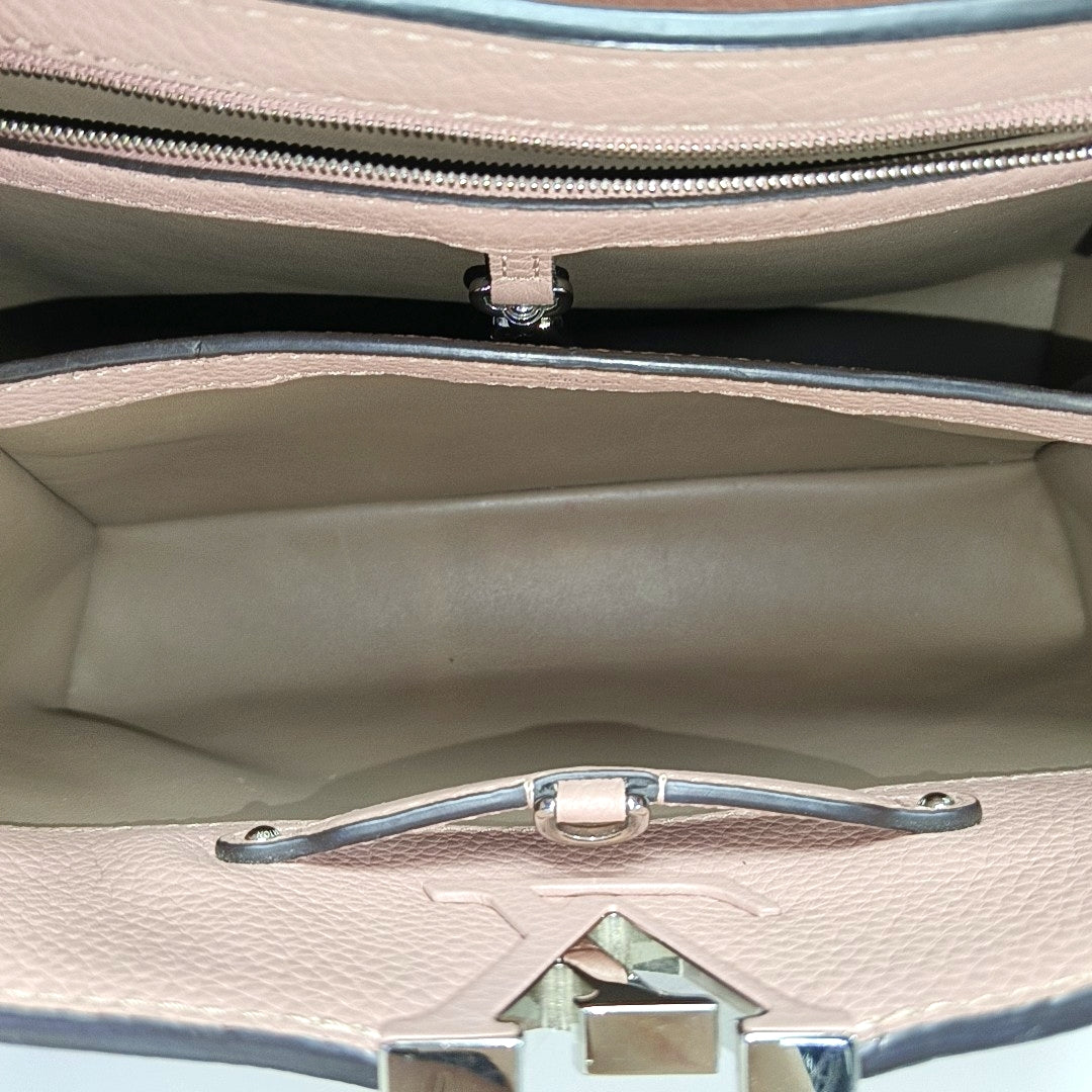 CAPUCINES MM Calfskin Pink