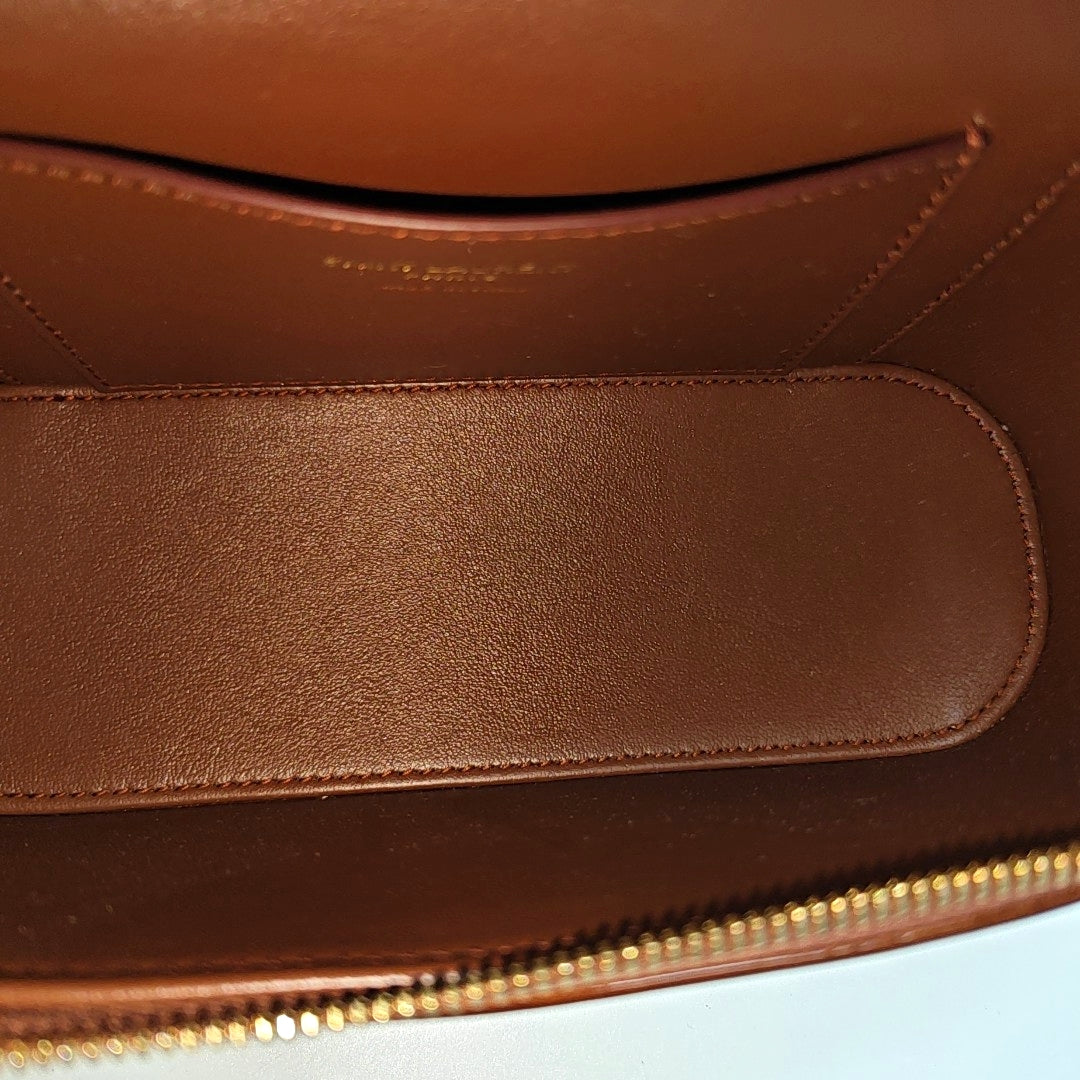 80'S VANITY Patent Leather Brown